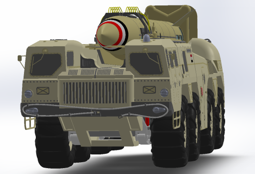 B导Dan运载车模型简易3D数模图纸 Solidworks设计缩略图